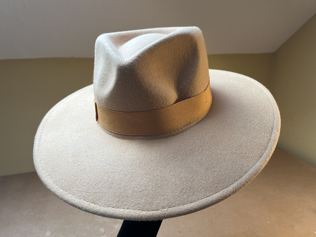 tan Felt Poly Fedora